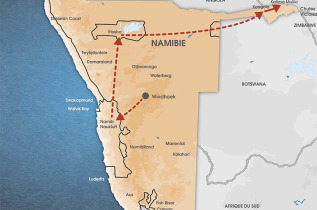 Namibie - Circuit Privatif  Du désert à la bande de Caprivi en avion