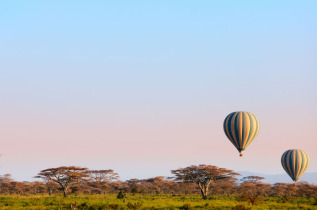 Tanzanie - Serengeti - survol en montgolfière