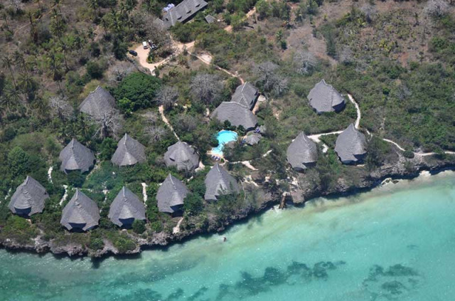 Zanzibar - Ungula Lodge - Vue aérienne