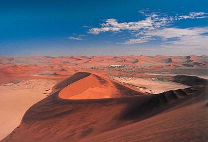 Namibie vue du ciel