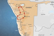 Namibie - Carte Circuit regroupé francophone Sous le charme Namibien