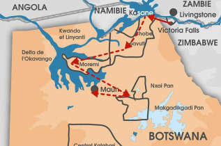 Botswana Magique - Carte
