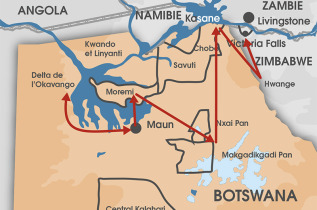 Botswana - Carte safaris Wildlife Breakaway