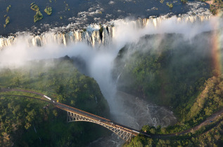 Chutes Victoria - Hélicoptère