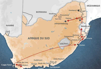 Carte Aventure Africaine en famille