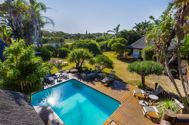 Afrique du Sud - St Francis Bay - Sandals Guest House - Jardin